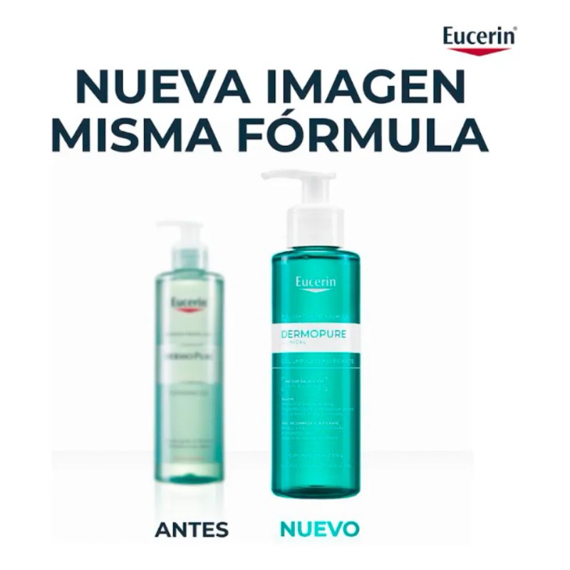Gel Limpiador Purificante Dermopure Clinical Facial Eucerin 200ml