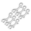 6Pcs Double End Snap Hook Stainless Steel Multifunctional Double Ended