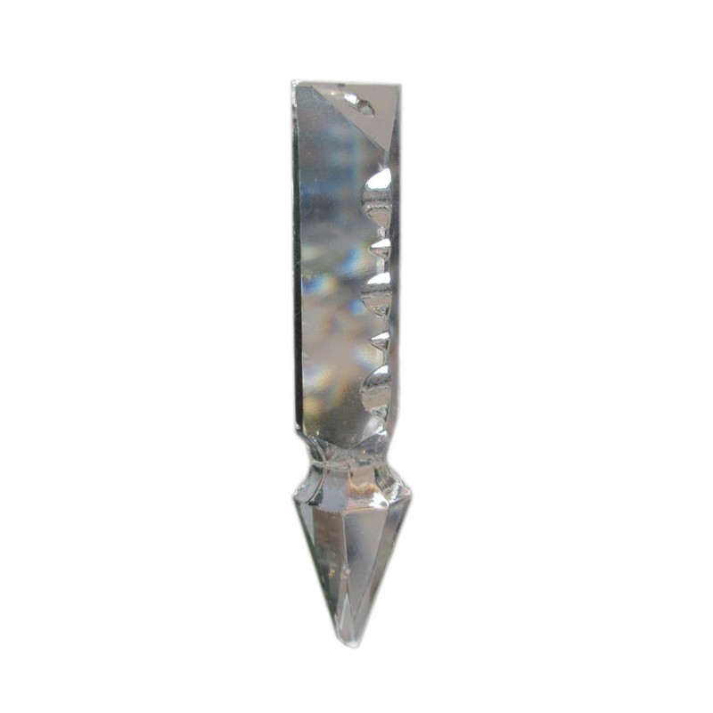Sun Cling Chandelier Rocket Crystal Lamp Prisms Pendant, Pack of
