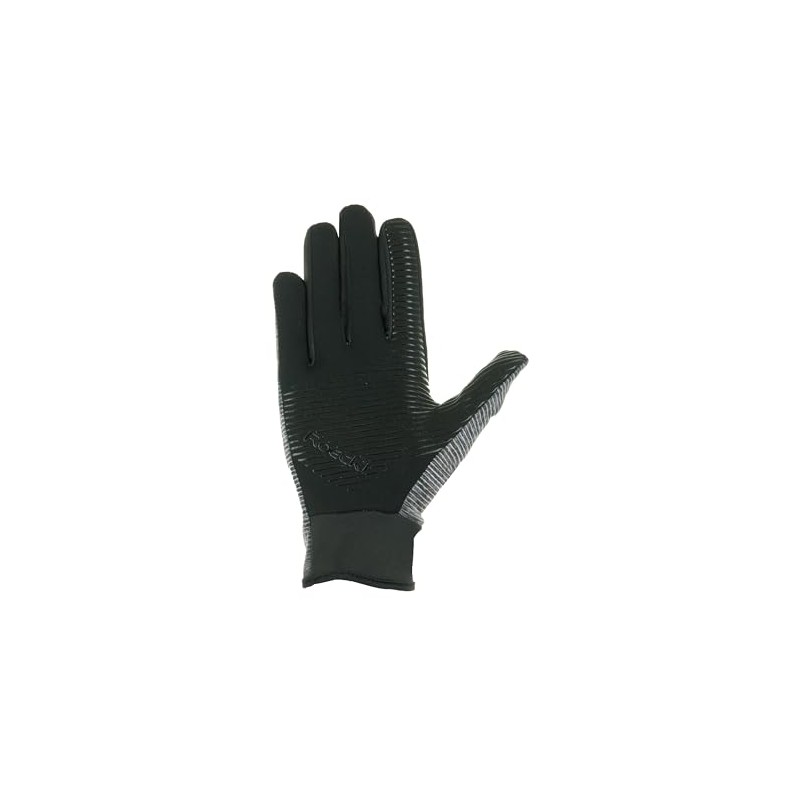 Roeckl Sports running gloves, Java, running unisex finger glove, anthracite