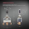 Car Toggle Switch SPST 3 Pin On/Off/On Switch 50A 12VDC