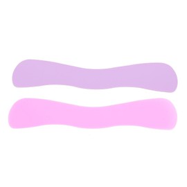 2Pcs Silicone False Eyelash Holder, Reusable Wave Shape Eyelash Extension Shims Lash Stands Forehead Glue Pallet Eyelash Extensions Tools