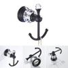 WOLIBEER Crystal Bathroom Hardware, Black 24 Inch Towel Bar Set
