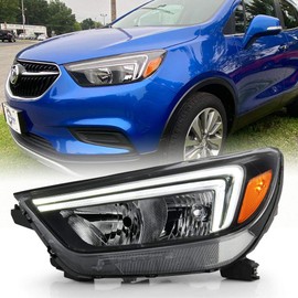 ACANII - For [Halogen Model] 2017-2022 Buick Encore Factory LED DRL Signal Headlight Headlamp Assembly Left Driver Side