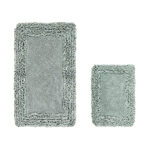Better Trends Shaggy Border Collection, 2 Piece (17" x 24"