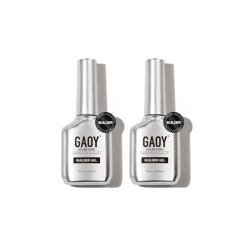 GAOY- 2 piezas de gel constructor transparente de 16 ml