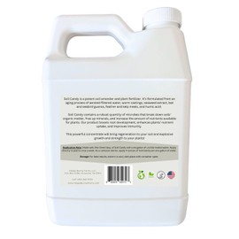 Worm Castings Tea Plant Juice with Bat and Seabird Guanos. Soil Candy, Quart with Seaweed Extract and Humic Acid. Soil Restorer - Plant Fertilizer - Compost Starter