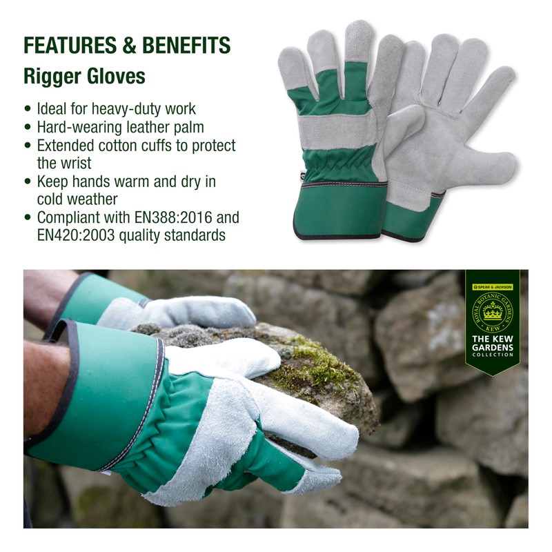 Spear & Jackson Kew Gardens Collection Gloves Trio 3 Pack
