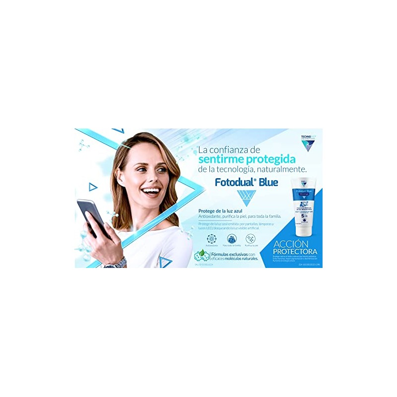 BLUE - Protector para radiación azul e hidratante corporal, 100ml