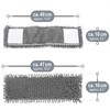 com-four® 4 x replacement covers for floor mops, mop covers