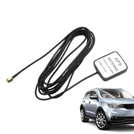 Car GPS Antenna,GPS Tracker Locator Real Time Tracking | Car Stereo Radio Magnetic Base GPS Navigation System Modem Vehicle Tracker for Car Truck