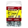 Milescraft 5206 Wood Pocket Hole Screws - #7 x 2-1/2"