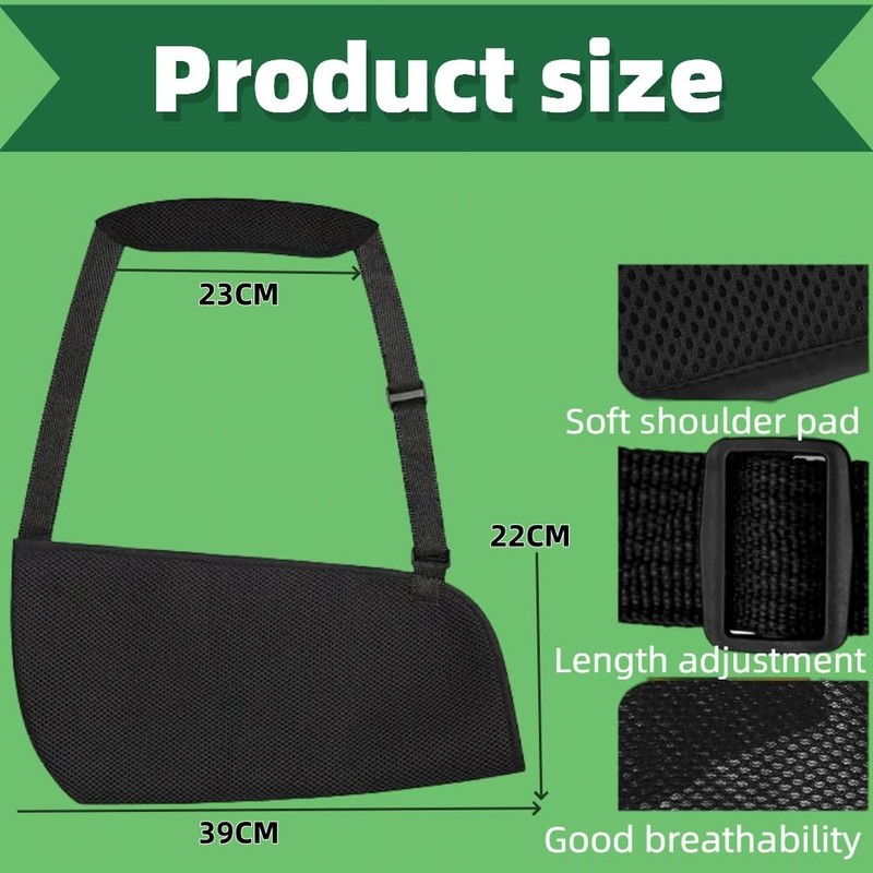 IATAHI Arm Sling Shoulder, Adjustable Arm Strap for Men and