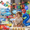 Car 2nd Birthday Decorations Boy - 31 Pcs Transportation Party