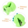 BIUDECO Cute Dinosaur Handheld Pencil Sharpener Cartoon Design for Portable