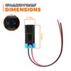 GoaMotors Back Up Light Plug Connector with Wire Fit for