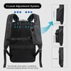 SWICKY Travel black Laptop backpack 37L ，carry on Flight Approved