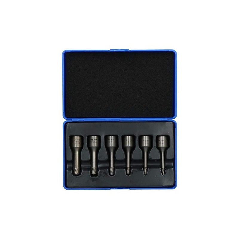 3/8" Impact Screw/Stud Extractor/Remover Set Reverse Thread 2-10mm 6pc AT023