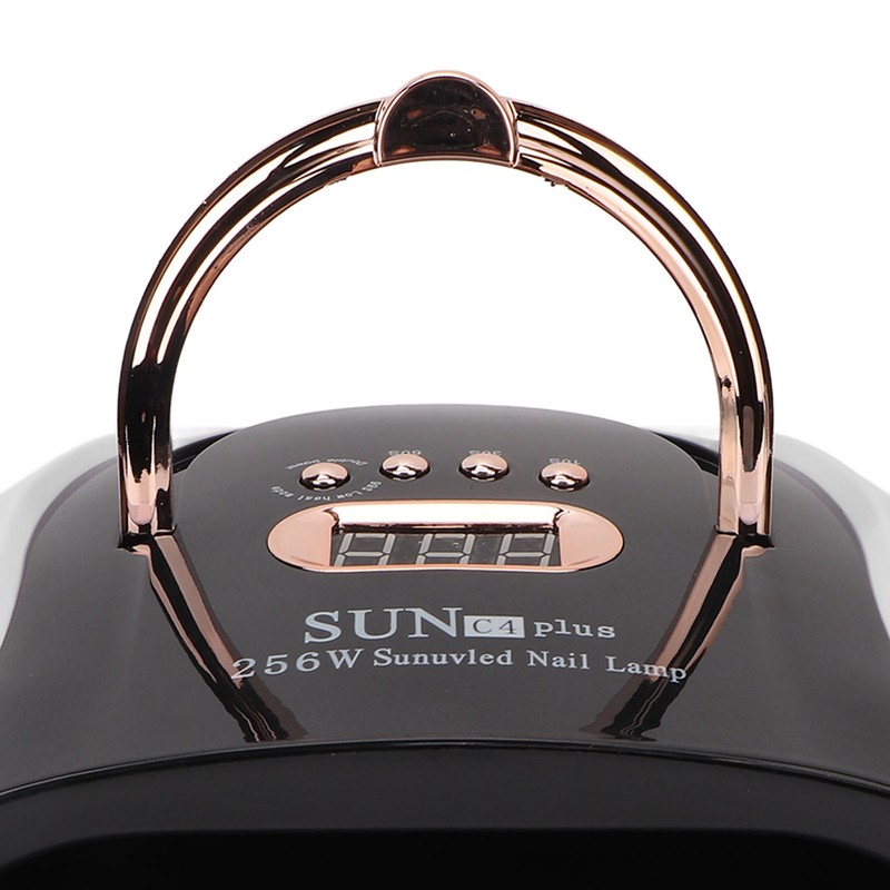 256W Nail Gel Curing Lamp Various Time Setting Detachable Bottom