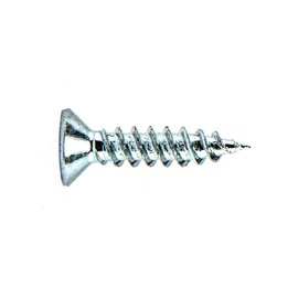 RIKA TWSR006 6 x 5/8in Twin-Thread CSK BZP Woodscrew 200pk Pozi Drive Versatile Timber Wood Screws For Use With Chipboard MDF Softwood Hardwood Masonry With Plug