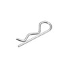 sourcing map Clip Pins 2mm Wire Carbon Steel 40mm Length