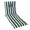 LILENO HOME Garden Chair Cushions in Block Stripes Green [Set