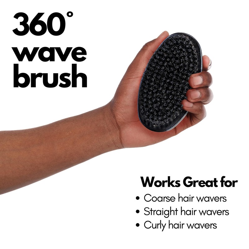 Ocean View Pomade with Wooden Palm Brush for Men -