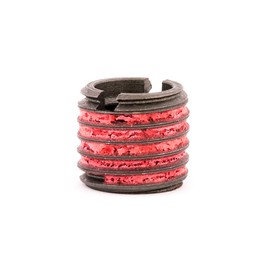 E-Z Lok Externally Threaded Insert, C12L14 Carbon Steel, Meets AISI 12L14, 7/16"-14 Internal Threads, 5/8"-11 External Threads, 0.656" Length, Made in US (Pack of 5)