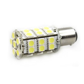 LEDwholesalers Bayonet 3.8 Watt 36xSMD5050 LED 12V BAY15d 1157 Brake Light Replacement Bulb, 1465D (6 Bulbs, Red)