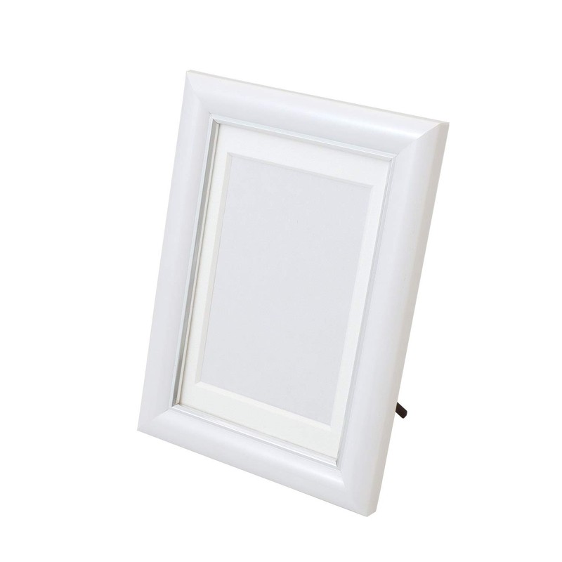 FUJICOLOR 506345 Pearl Portrait Picture Frame, Postcard, L, White
