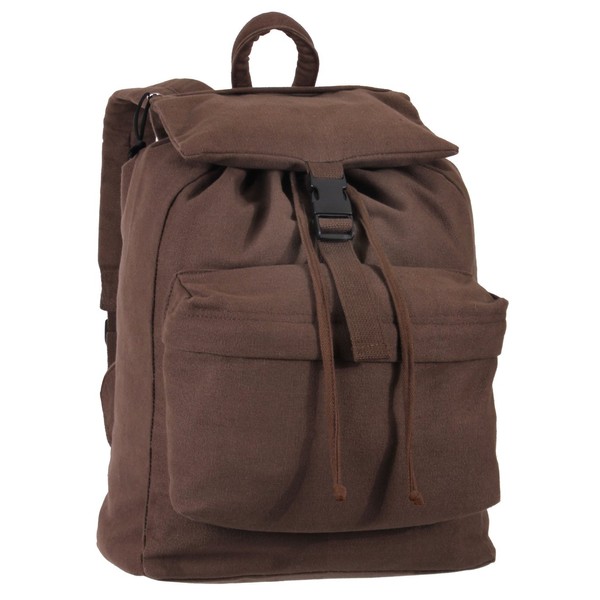 Rothco Canvas Daypack, Earth Brown
