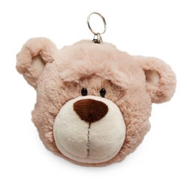 Generic Figure Pass Case Bear Pass Pouch Animal Cute Stylish Dog Card Case Stuffed Toy NICI, beige