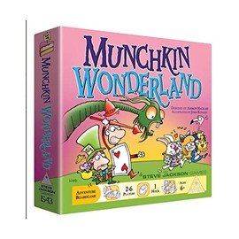 Munchkin Wonderland Board Game | Family Board and Card Game | for Adults and Kids | Fantasy Adventure | Ages 6+ | for 2-6 Players | Average Play Time 60 Minutes | from Steve Jackson Games