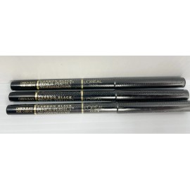 L'Oréal New (3) L'OREAL PENCIL PERFECT Self-Advancing Eyeliner - Carbon Black