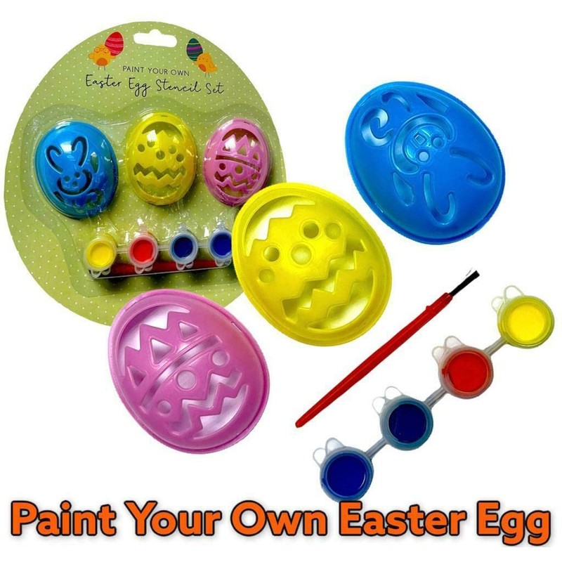 Tallon Paint Your Own Easter Egg Decor Stencil Set Kit