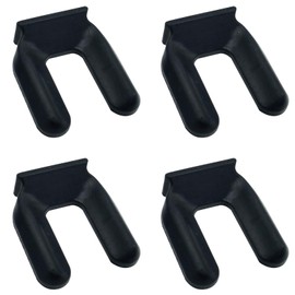 CM Hardware Set of 4 Caster Stopper Caster Stopper for Fixed Caster 2.0 inches (5 cm)
