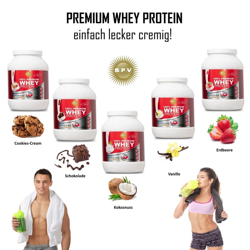 Whey Protein 750g | Eiweiß Pulver, Protein Pulver | Reich
