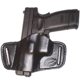 Pro Carry S&W 340PD Leather Gun Holster SOB Right Hand Small of Back Black