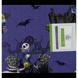 Nightmare Before Christmas - FABRIC - Scene - 18x22 In - Fat Quarter - NEW