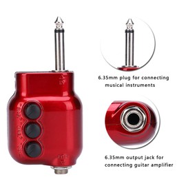 Bass APickup Power Amplifier High Bass Volmplifiers Amp with Powered Bass Out 14×11×5 Pickup Power Amplifier High Bass Volume Control Impedance Matching for Acoustic Guitar Ukulele