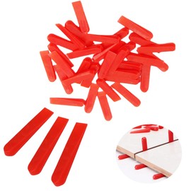 WUTUDMAI 200 Pcs Tile Spacers Clips Tile Spacers Reusable Tile Leveling System Wedges Removable for Ceramic Tile and Stone Installation Accurate Positioning Tile Tools