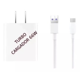WESK Cargador Super Rápido Tipo-c Usb 66w Turbo Ultra Rapido Color Blanco