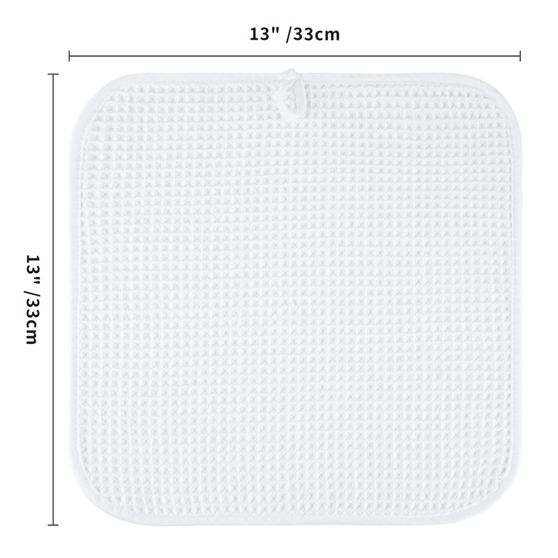Microfiber Waffle Face Towels, 2 Pieces, Soft, Absorbent, Fast Drying,