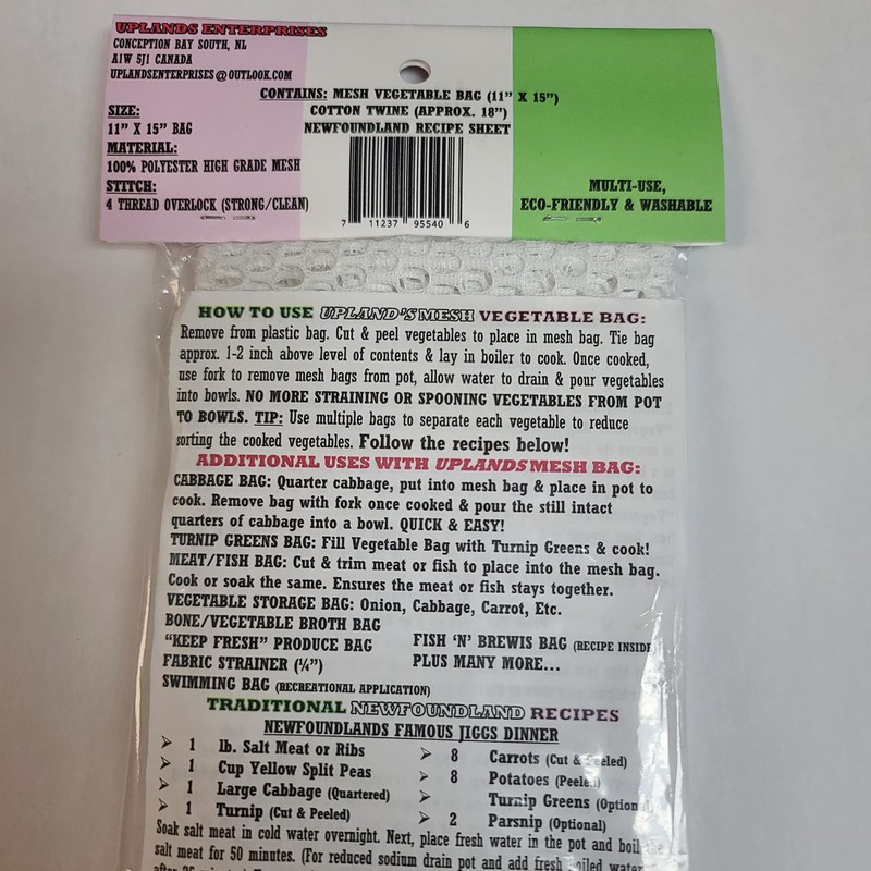 X Large Vegetable Bag