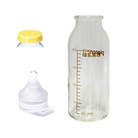 Pigeon Breast Milk Feeling Directly Included, 6.8 fl oz (200 ml) Set (Low Burden / Large Flow), Transparent