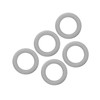 5pcs Baby Soft Silicone Teething Ring Toy Infant Safe Elastic