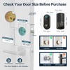 Smart Keyless Entry Door Lock - Fingerprint Electronic Deadbolt Touchscreen
