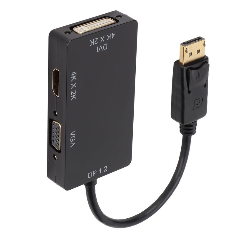 DisplayPort to VGA Video Adapter 3 in 1 Portable DP