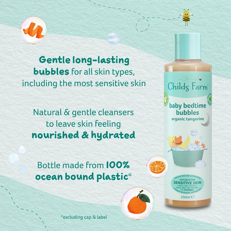 Childs Farm | Baby Bedtime Bubble Bath 250ml | Organic