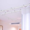Curved Ceiling Curtain Track Bendable Mount for Curtain Rail Bunk